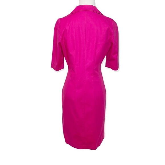 Lafayette 148 Metropolitan Stretch Larissa Dress in Fuscia Size 2 N15 - Picture 5 of 14